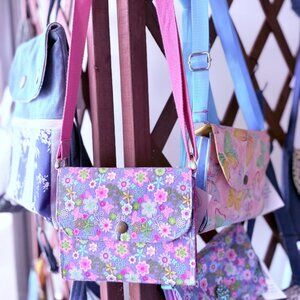 Purple Crossbody Bag, Women's Handbag, Women's Crossbody Bag, Pink Handbag